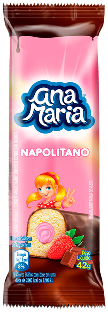 Bolinho Ana Maria Napolitano 45g - Supermercado Coop