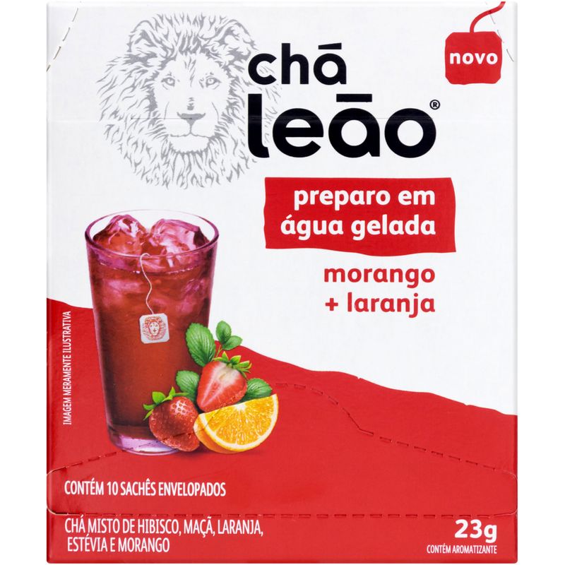 Cha-Leao-Misto-Morango-e-Laranja--Com-10-Saches