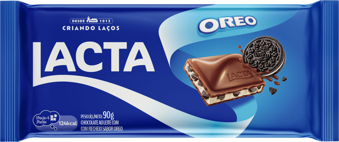 Chocolate Ao Leite Lacta Oreo 90g - Carone