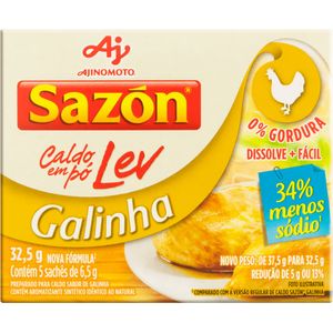 Caldo Sazón Lev Galinha 32,5g