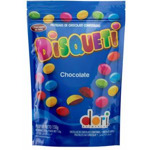 Confeito Dori Disqueti Chocolate ao Leite 120g