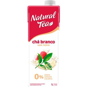 Chá Pronto Natural Tea Branco com Lichia Tetra Pak 1L