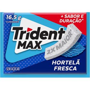 Chiclete Trident Hortelã Fresca 16,5g