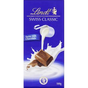 Chocolate em Barra Lindt Lindor Classic ao Leite 100g