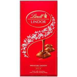 Chocolate em Barra Lindt Lindor Singles ao Leite Caixa 100g