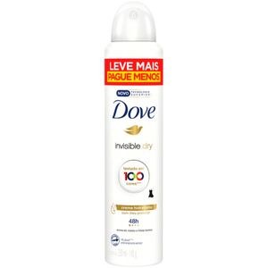 Desodorante Antitranspirante Aerosol Dove Invisible Dry Feminino 48h 250ml