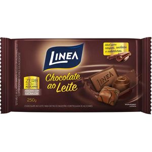 Chocolate para Cobertura em Barra Linea Chocolate ao Leite 250g