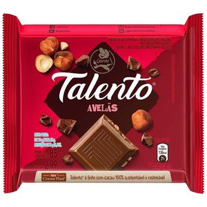 Chocolate Talento ao Leite com Avelã 85g