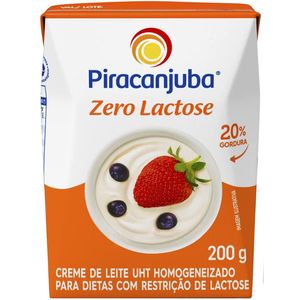 Creme de Leite Piracanjuba Zero Lactose 200g