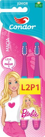 Escova-Dental-Infantil-Condor-Barbie-Macia-Suave