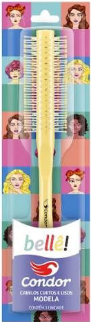 Escova-para-Cabelo-Condor-Belle-Amarelo