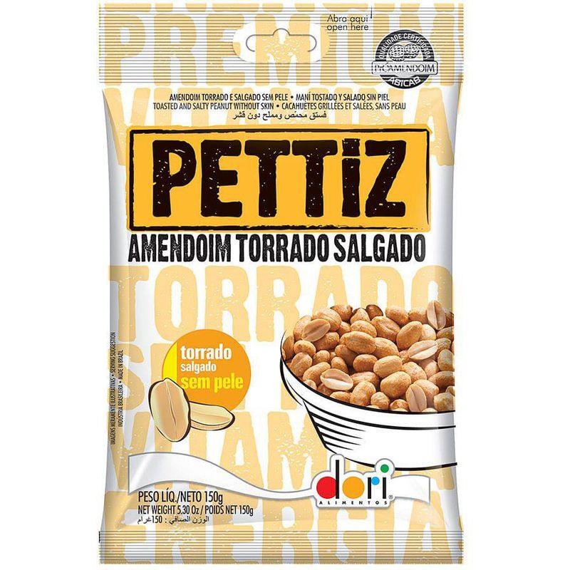 Amendoim-Dori-Pettiz-Torrado-sem-Pele-320g