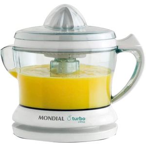 Espremedor de Frutas Mondial Turbo Citrus Branca 220V  Ref:E01