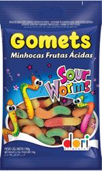 Bala-de-Goma-Dori-Gomets-Minhoca-Acida-100g