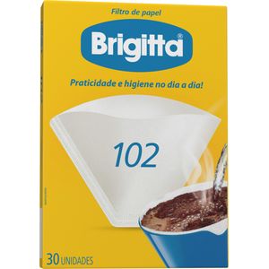 Filtro de Papel Brigitta N°102  Com 30 Unidades