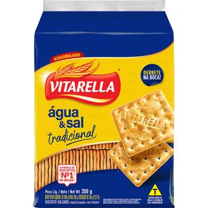 Biscoito Água e Sal Vitarella Tradicional 350g