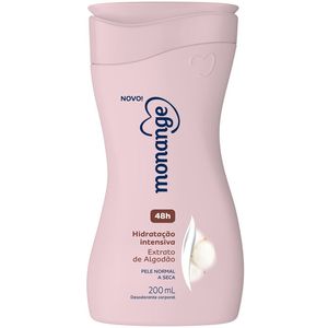 Hidratante Corporal Monange Hidratação Intensiva Pele Normal 200ml