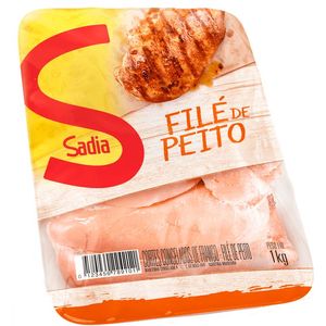 File de Peito de Frango Sadia Bandeja 1kg