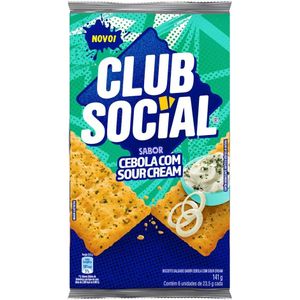 Biscoito Salgado Club Social Sour Cream 141g