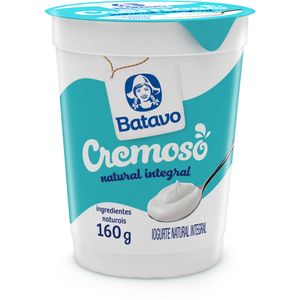 Iogurte Batavo Cremoso Natural 160g
