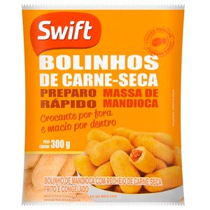 Bolinho de Carne Seca Congelado Swift Mandioca 300g