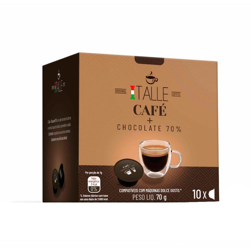 Cafe-em-CApsula-Dolce-Gusto-Italle-Cafe--Chocolate-70--Com-10-CApsulas