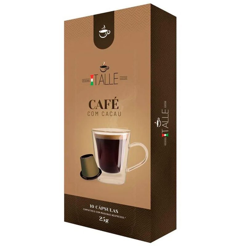 Cafe-em-CApsula-Italle-Cacau--Com-10-CApsulas