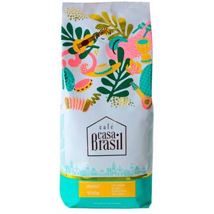 Café Torrado e Moído Casa Brasil Gourmet 100% Arábica Pouch 500g
