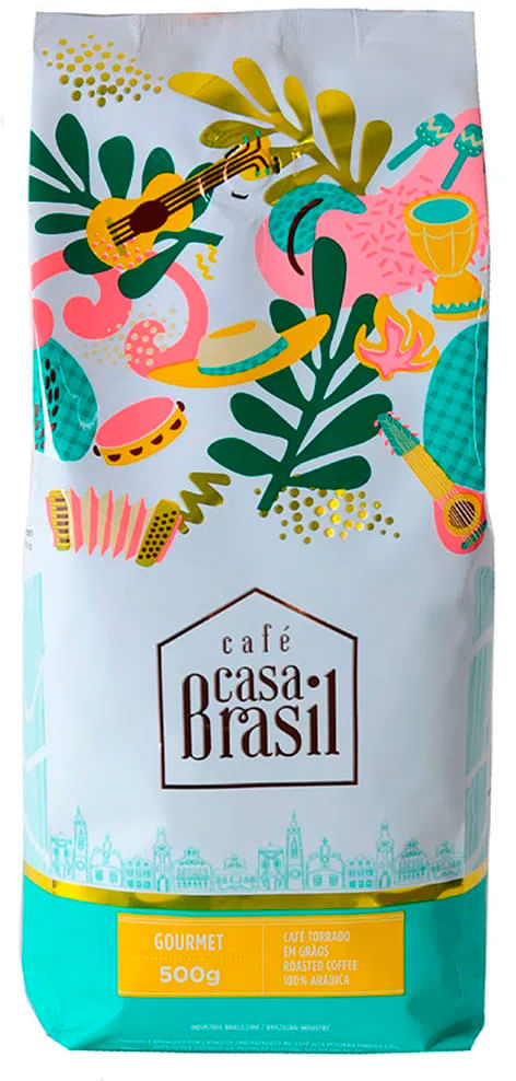 Café Torrado e Moído Casa Brasil Gourmet 100% Arábica Pouch 500g -  Supermercado Coop