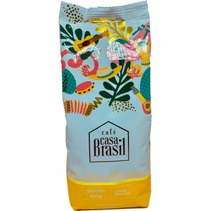 Café Torrado e Moído Casa Brasil Tradicional Pouch 500g