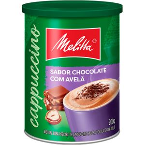 Cappuccino Solúvel Melitta Chocolate e Avelã 200g