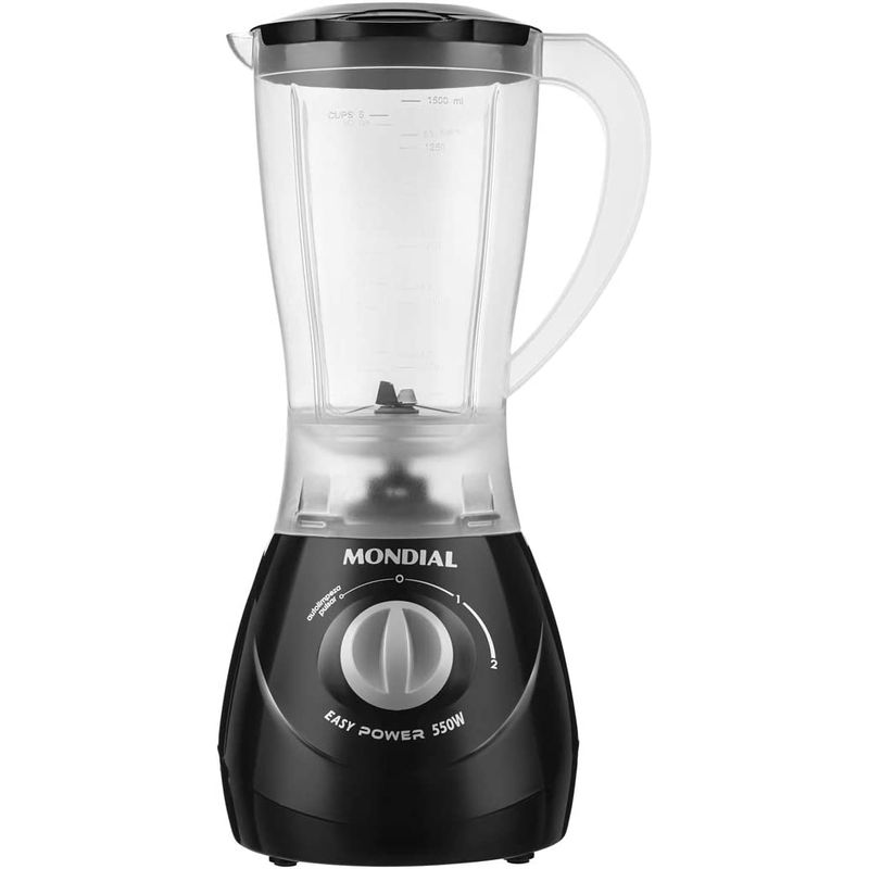 Liquidificador-Mondial-Power-Preto-550W-2V-220V