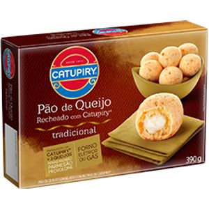 Pão de Queijo Congelado Catupiry Recheado 390g