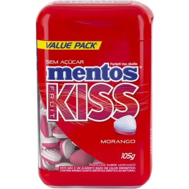 Pastilha-Mentos-Kiss-Morango-105g