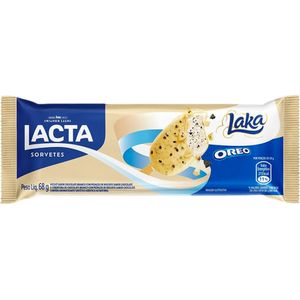 Picolé Lacta Laka Oreo Chocolate 68g