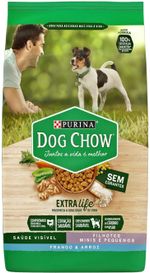 Racao-para-Caes-Dog-Chow-Extralife-Filhotes-Minis-e-Pequenos-Carne-Frango-e-Arroz-1kg
