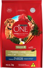 Racao-para-Caes-Purina-One-Filhotes-Todos-os-Tamanhos-Frango-e-Carne-2kg