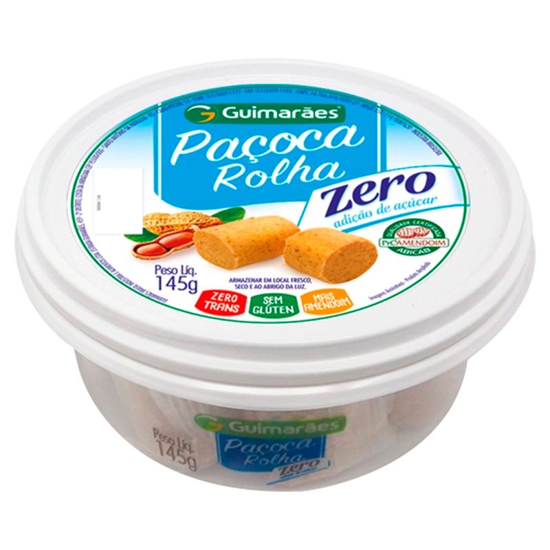 Pacoca-Guimaraes-Zero-Acucar-em-Rolha-145g