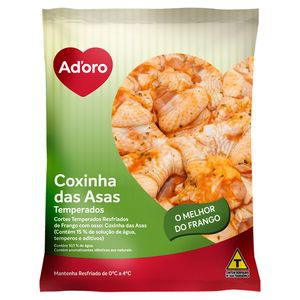 Coxinha da Asa de Frango Adoro Temperado Resfriado Aprox 600g
