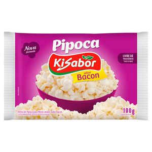 Pipoca para Micro-ondas Kisabor Bacon 100g