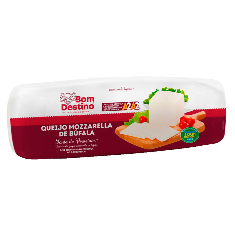Queijo de Búfala Mussarela Bom Destino