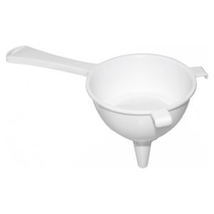 Peneira Plástica Plasútil Funil Grande Branca 15cm