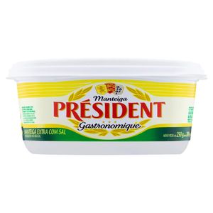 Manteiga Président Extra com Sal Pote 200g
