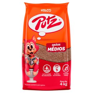 Areia Higiênica para Gatos Putz Granulada 4kg