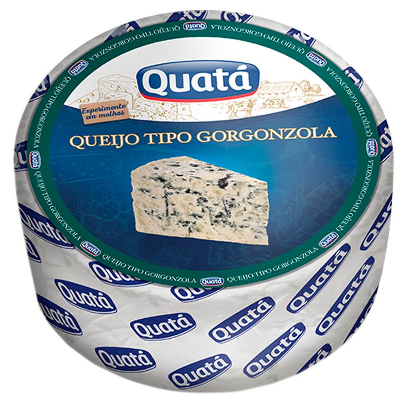 Queijo Gorgonzola Quatá Pedaço Aprox 500g Supermercado Coop 6228