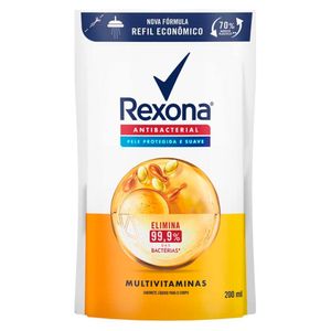 Sabonete Líquido Antibacteriano Rexona Multivitaminas 200ml