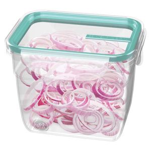 Pote Hermético Sanremo Retangular com Trava Azul 770ml
