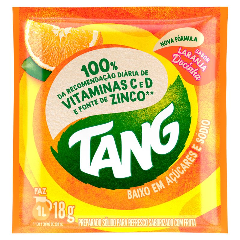 Refresco em Pó Tang Laranja Doce 18g - Supermercado Coop