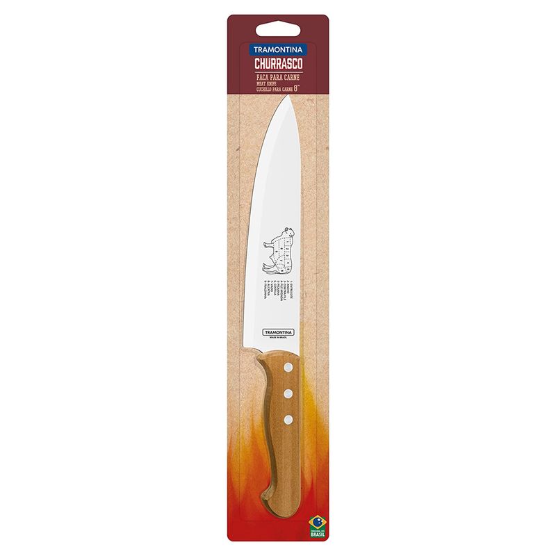 Faca-Tramontina-para-Carne-N8-de-Inox-e-Cabo-de-Madeira-42cm