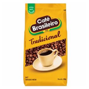 Café Torrado e Moído Café Brasileiro Tradicional Pouch 500g